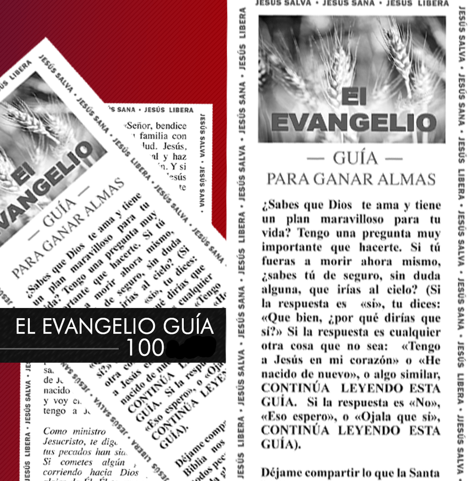 El Evangelio Guía Para Ganar Almas - Paquete De 100 Script