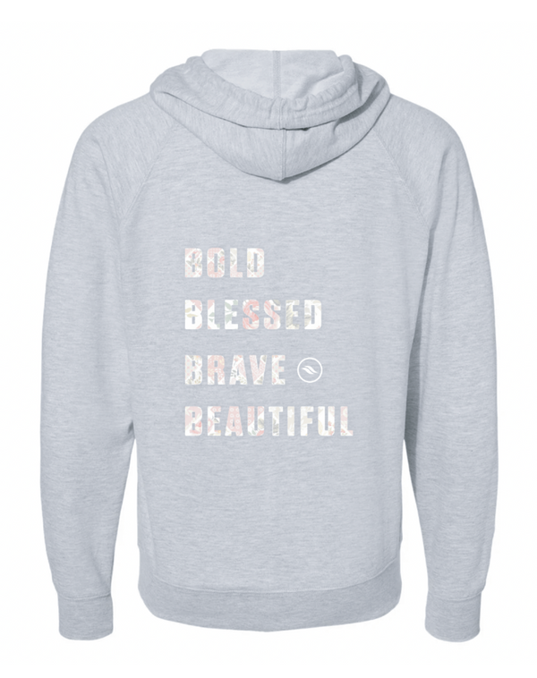 Bold, Blessed, Brave, Beautiful Zip Hoodie