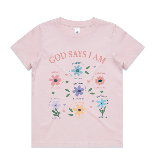 God Says I Am Kid T-Shirt