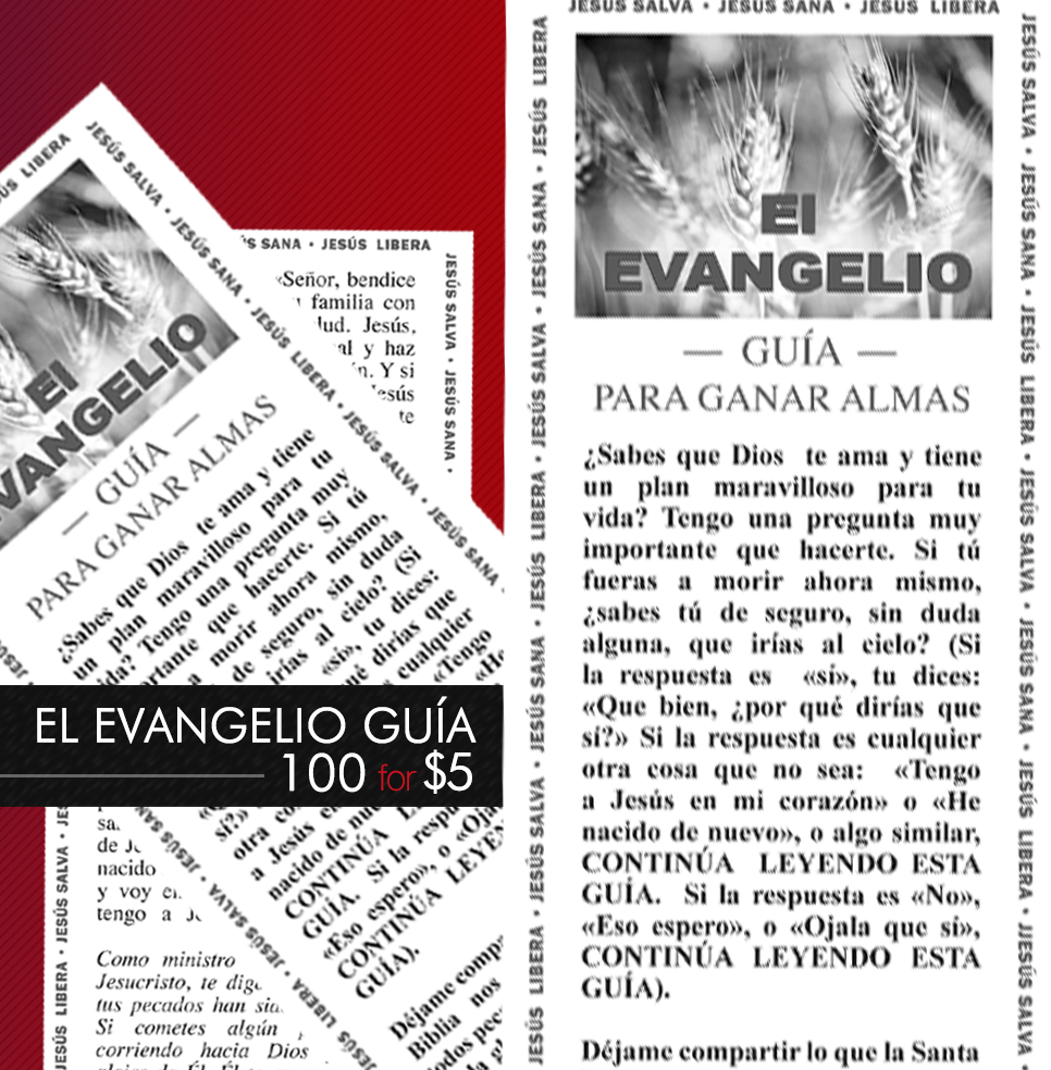 El EVANGELIO GUÍA PARA GANAR ALMAS–PAQUETE DE 20
